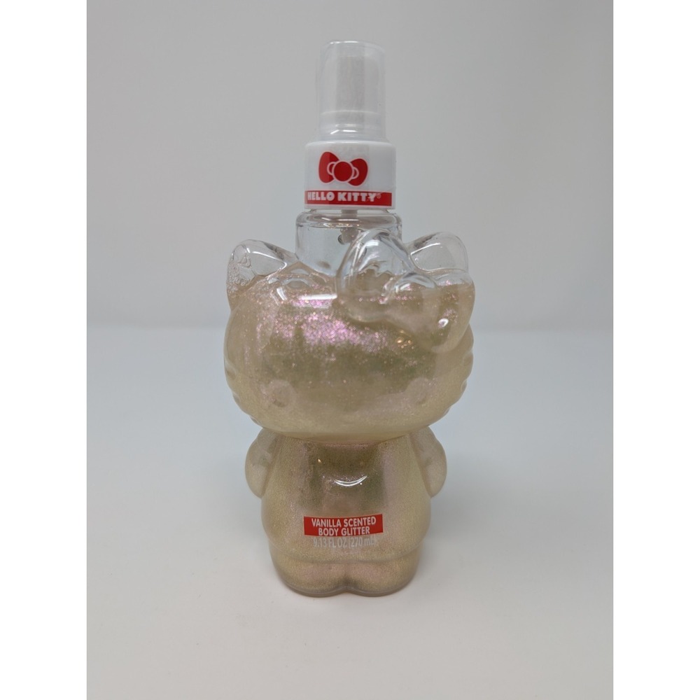 Hello Kitty Sanrio Vanilla Scented Body Glitter Spray Perfume Mist 9.13fl Oz NEW